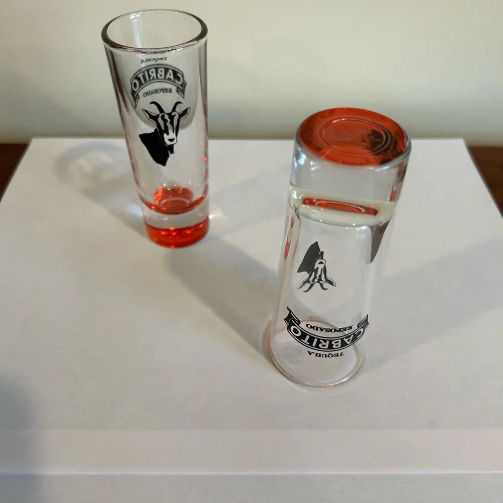 Cabrito Tequila Shot Glass Set of 2